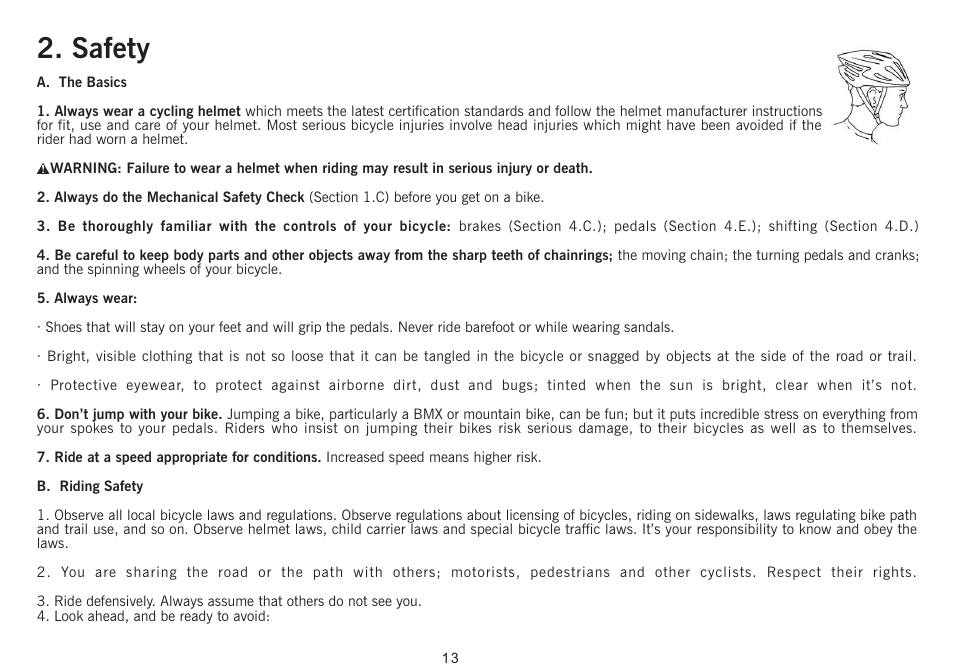 Safety | Giant Revive User Manual | Page 14 / 41