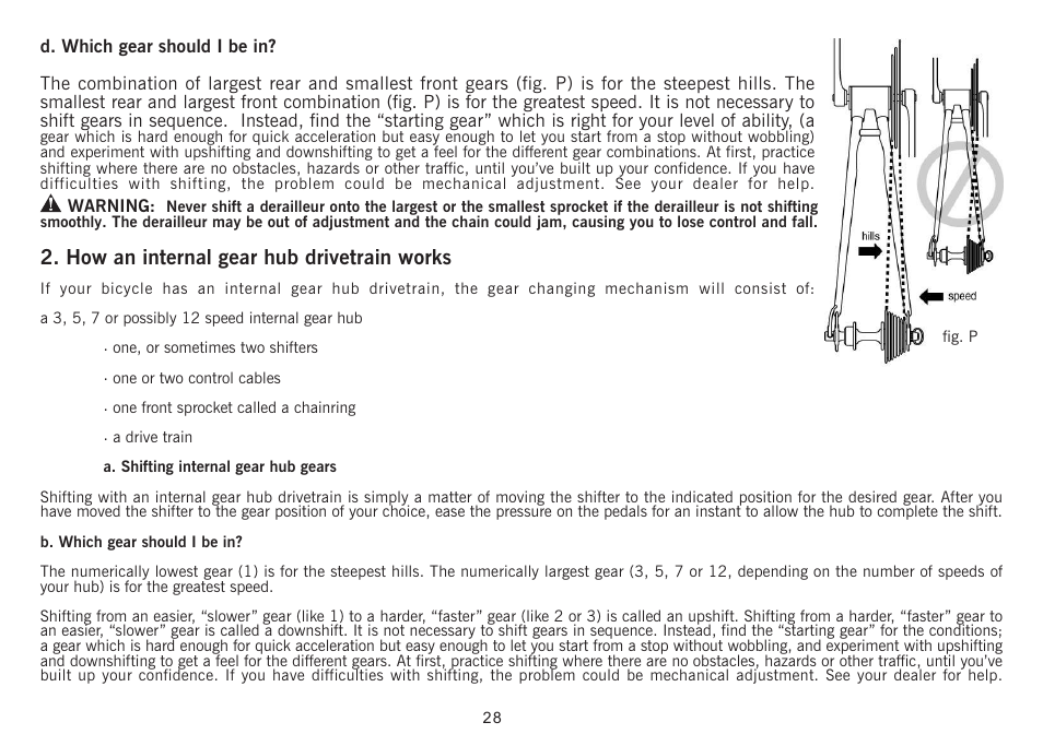 How an internal gear hub drivetrain works | Giant Revive User Manual | Page 29 / 41