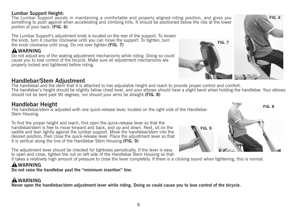 Handlebar/stem adjustment, Handlebar height | Giant Revive User Manual | Page 7 / 41