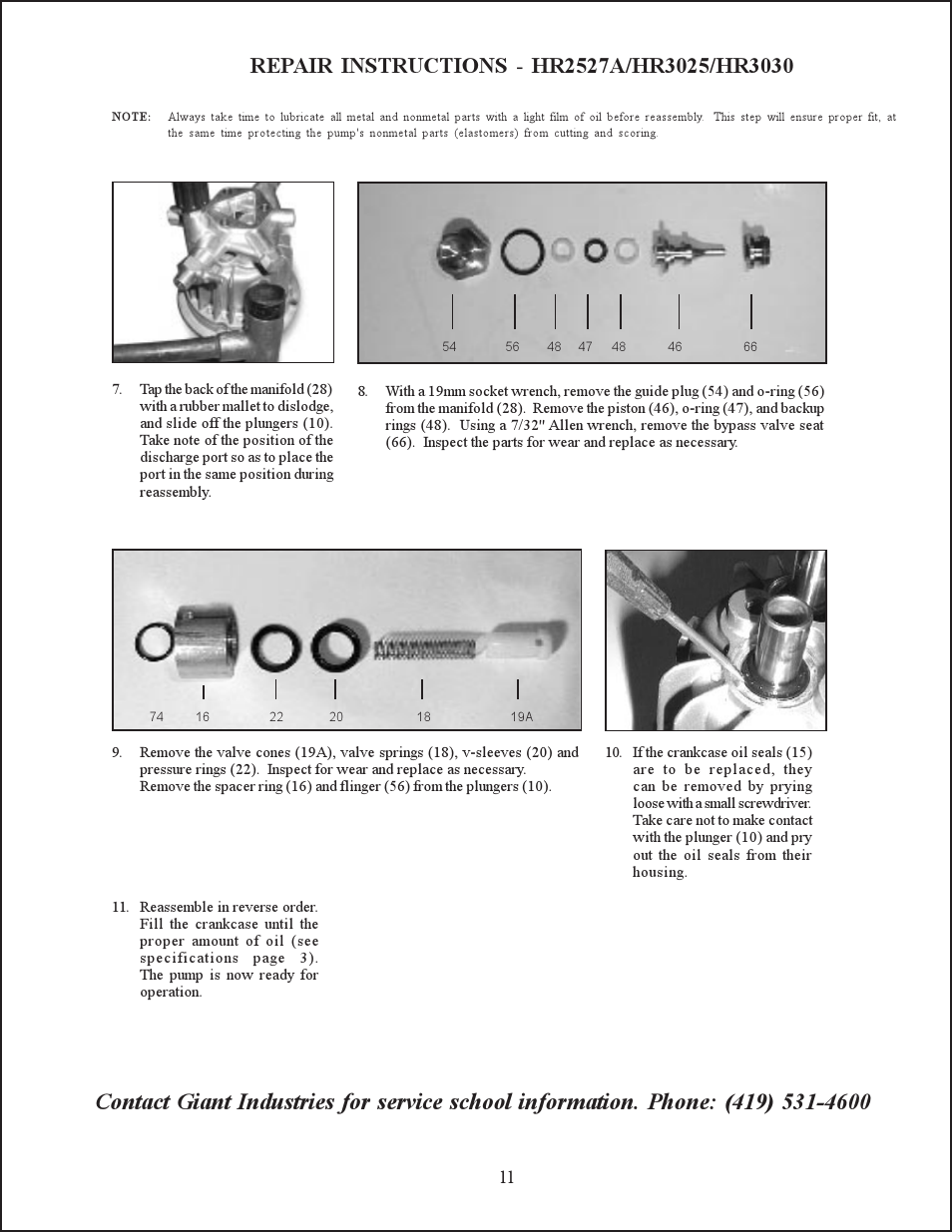 Giant HR2527A User Manual | Page 11 / 12