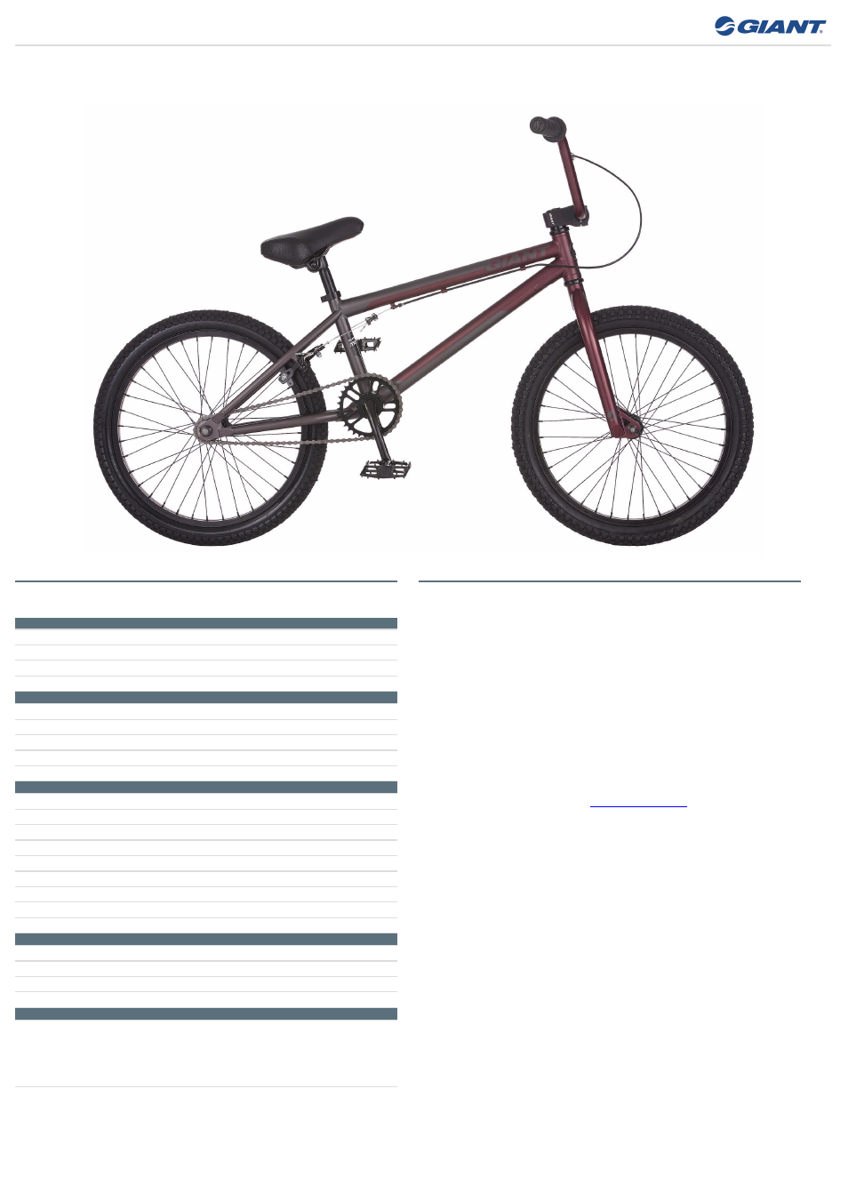 Giant METHOD 3 User Manual | 1 page