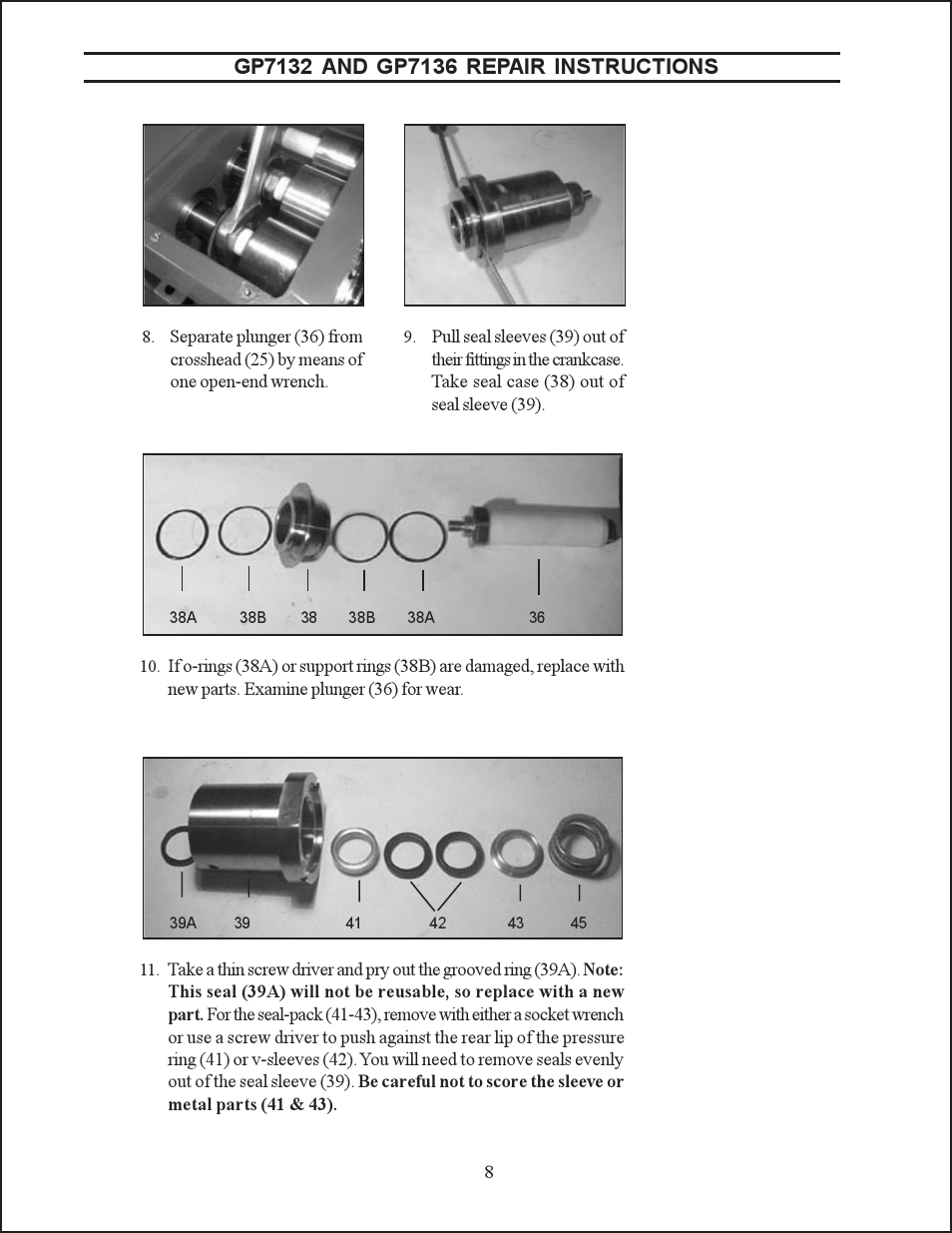 Giant GP7136 User Manual | Page 8 / 12