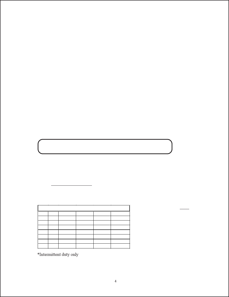 Specifications model p206 | Giant THE EAGLE LINE P206 User Manual | Page 4 / 11