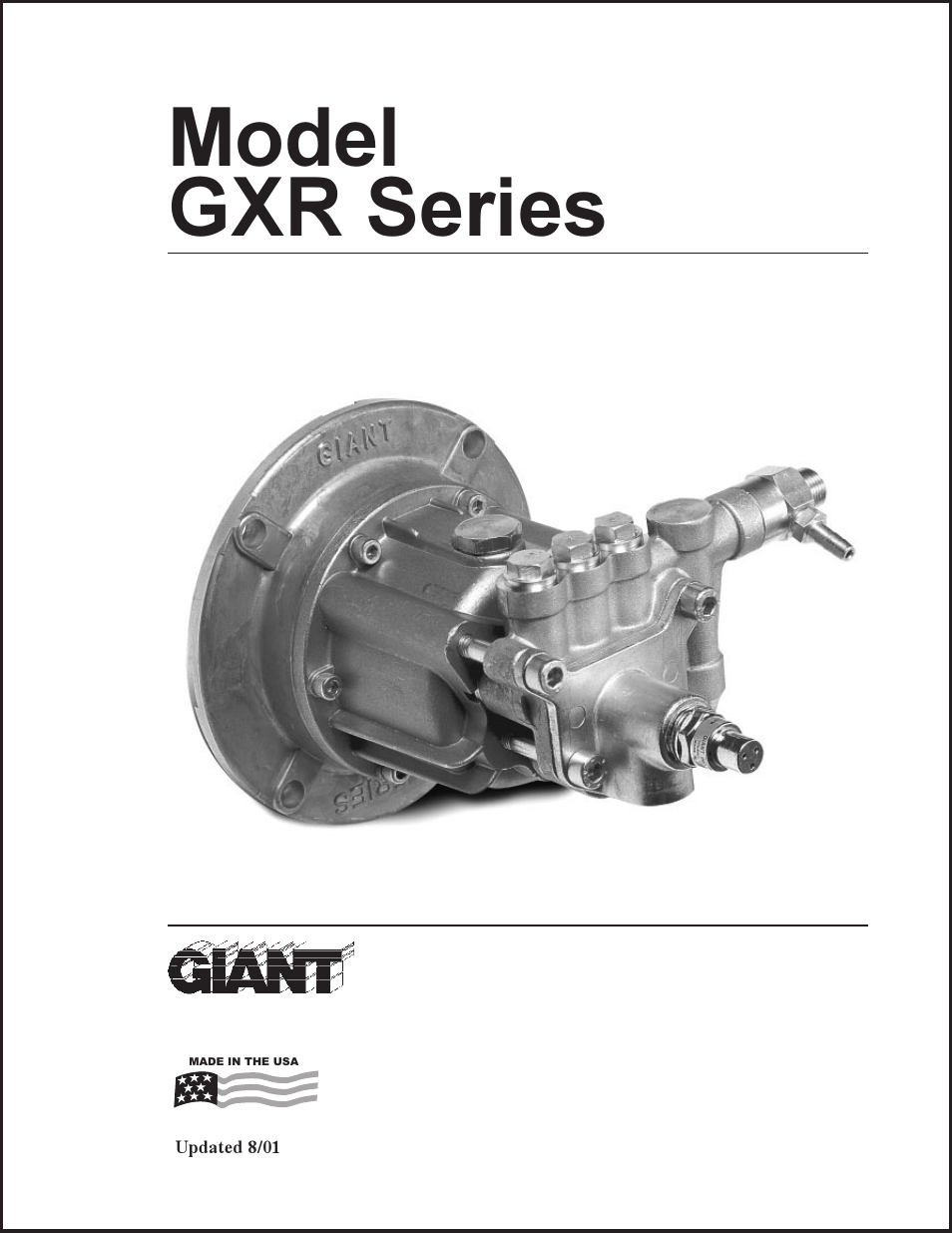 Giant GXR User Manual | 8 pages