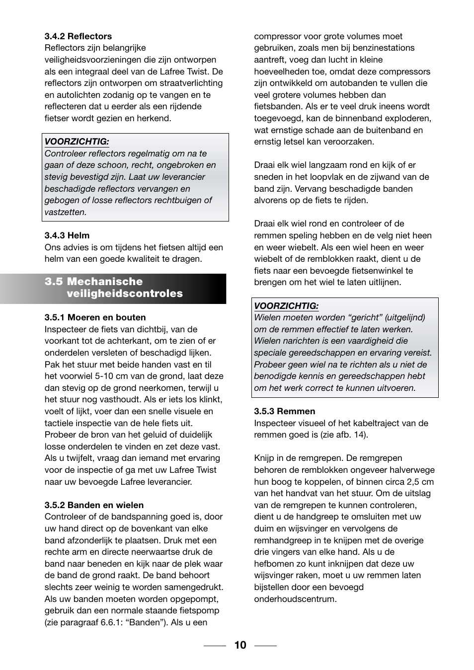 Giant TwisT 2002 Motorized Bicycle User Manual | Page 12 / 148