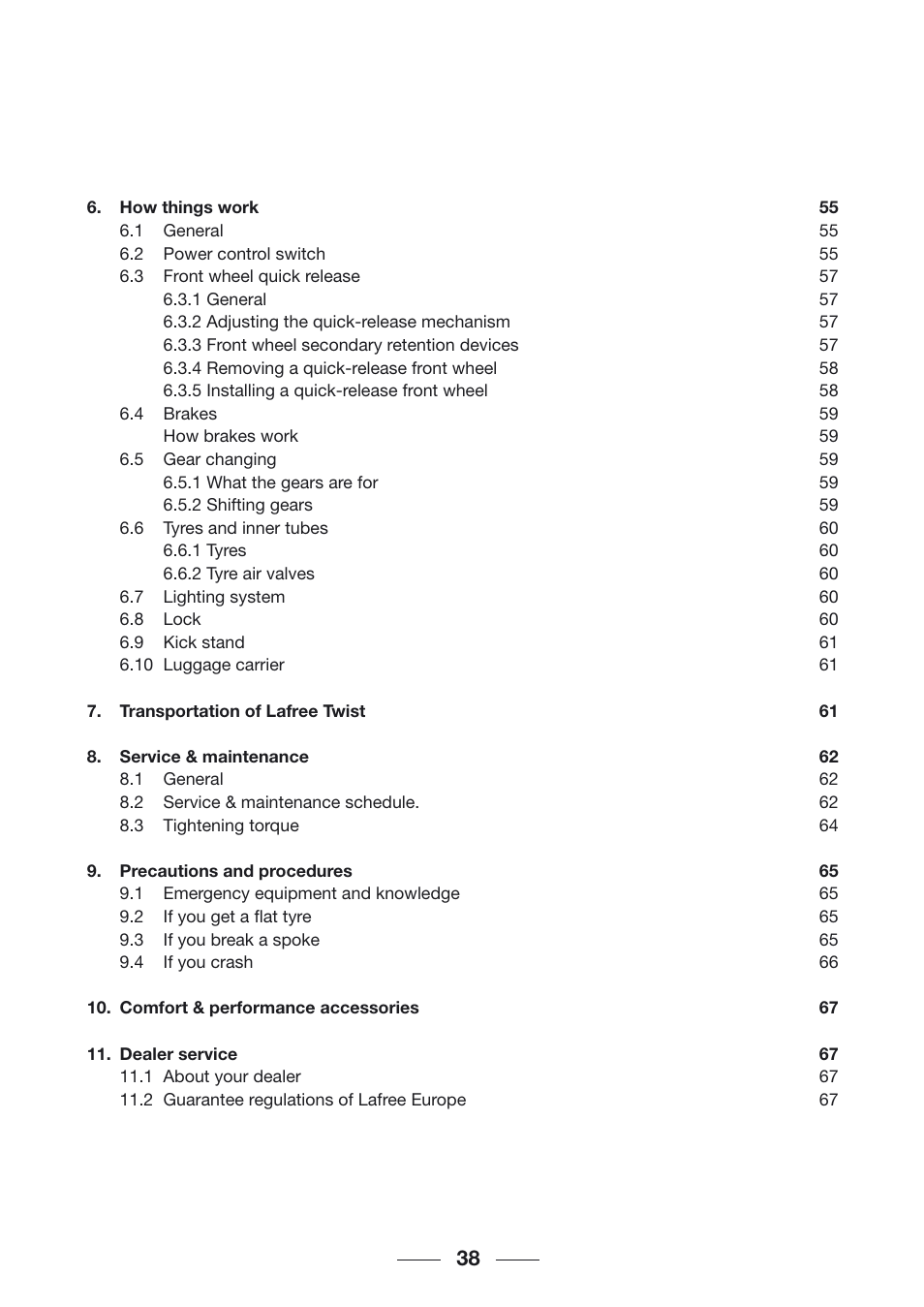 Giant TwisT 2002 Motorized Bicycle User Manual | Page 40 / 148