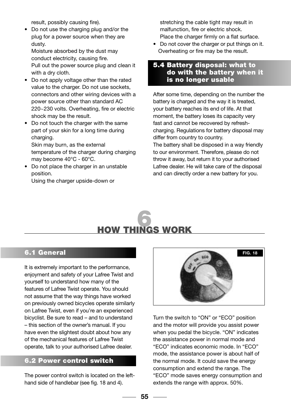 How things work | Giant TwisT 2002 Motorized Bicycle User Manual | Page 57 / 148