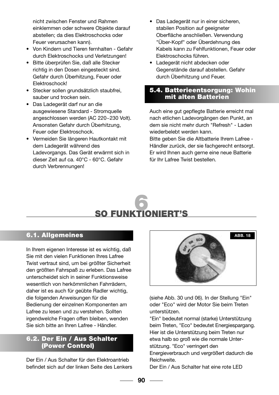 So funktioniert’s | Giant TwisT 2002 Motorized Bicycle User Manual | Page 92 / 148