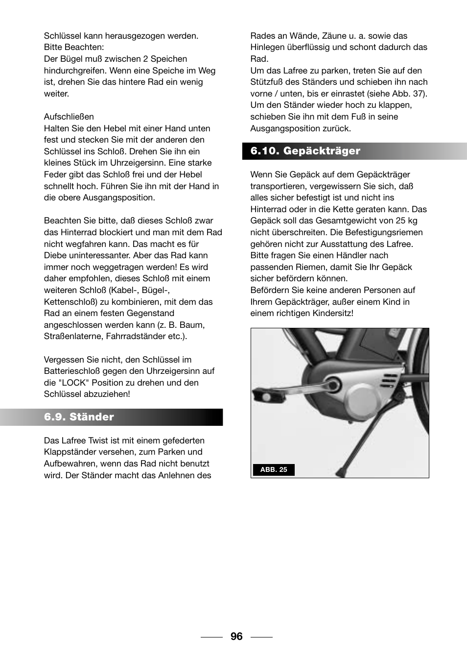 Giant TwisT 2002 Motorized Bicycle User Manual | Page 98 / 148