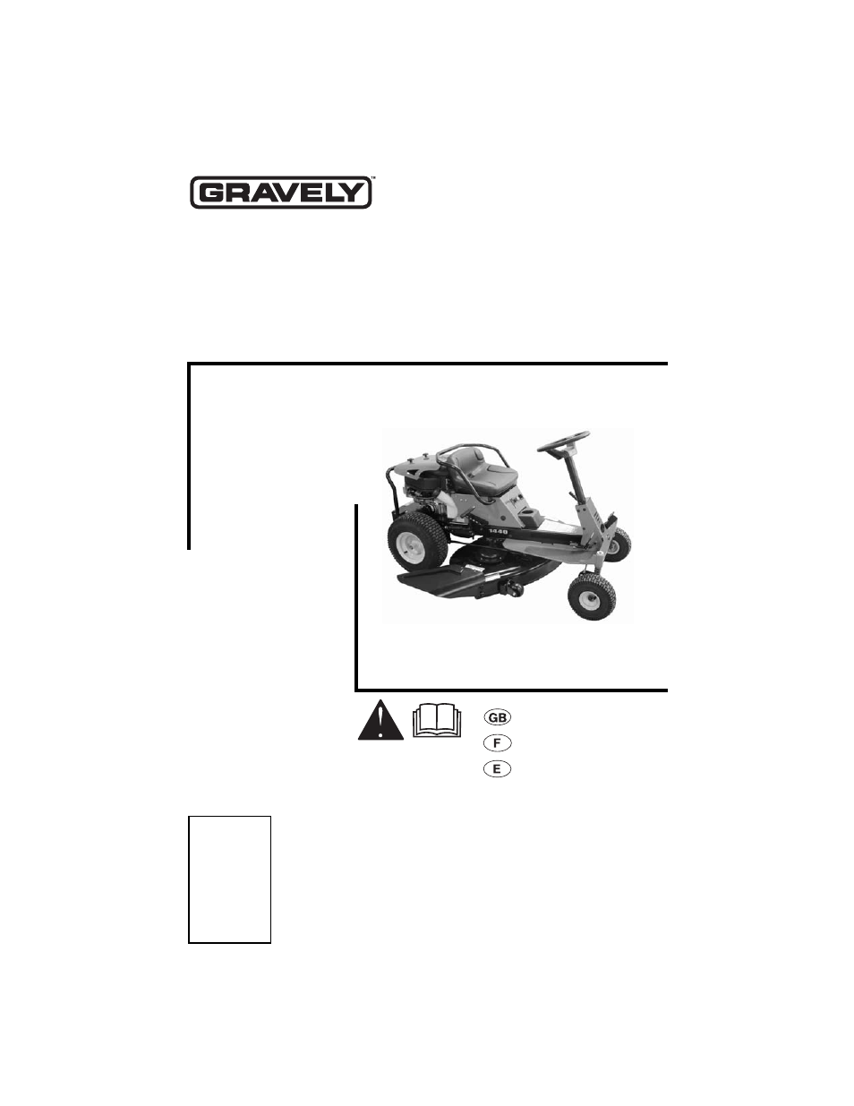 Gravely 927064-1440 User Manual | 28 pages