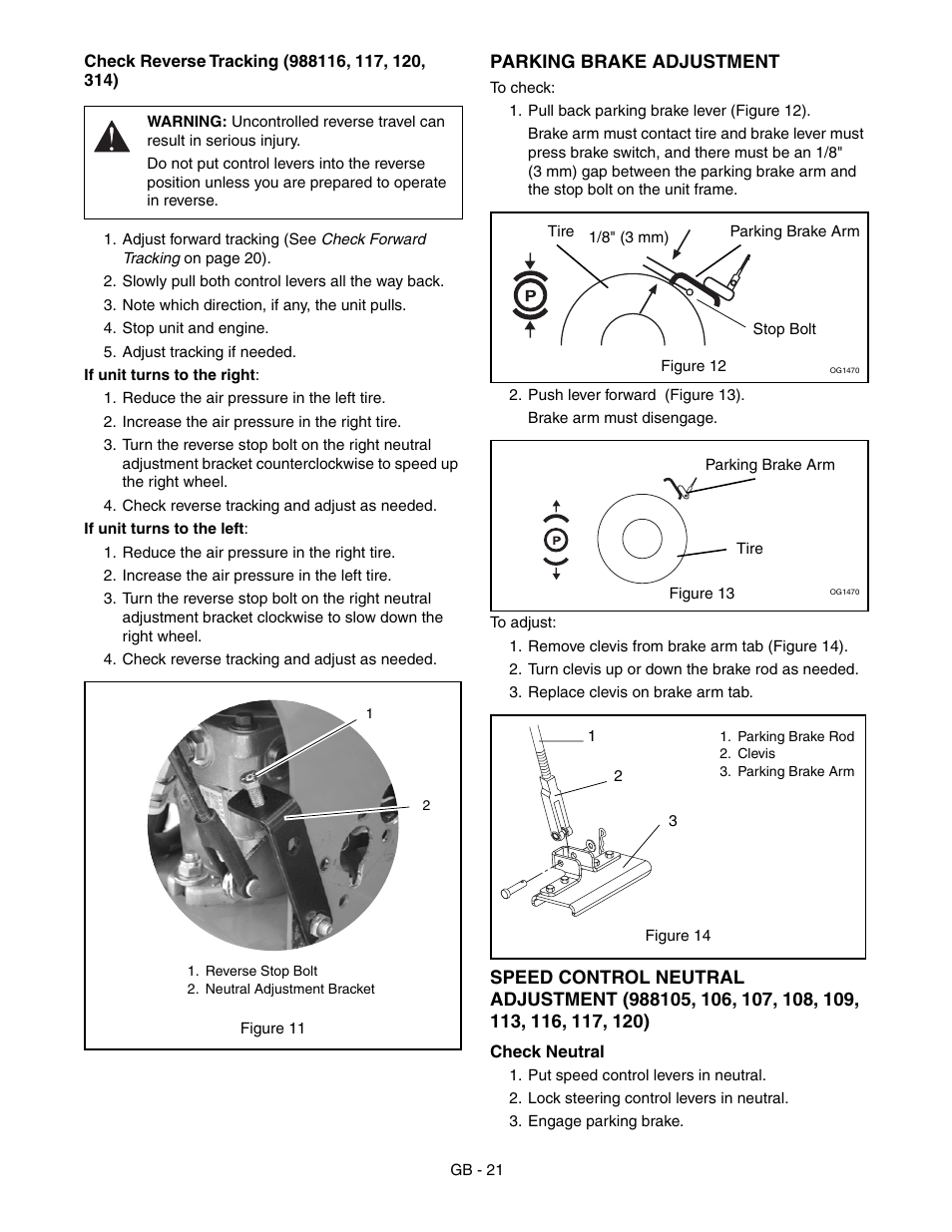 Al (see speed | Gravely 988117 - HR1536FX User Manual | Page 21 / 33