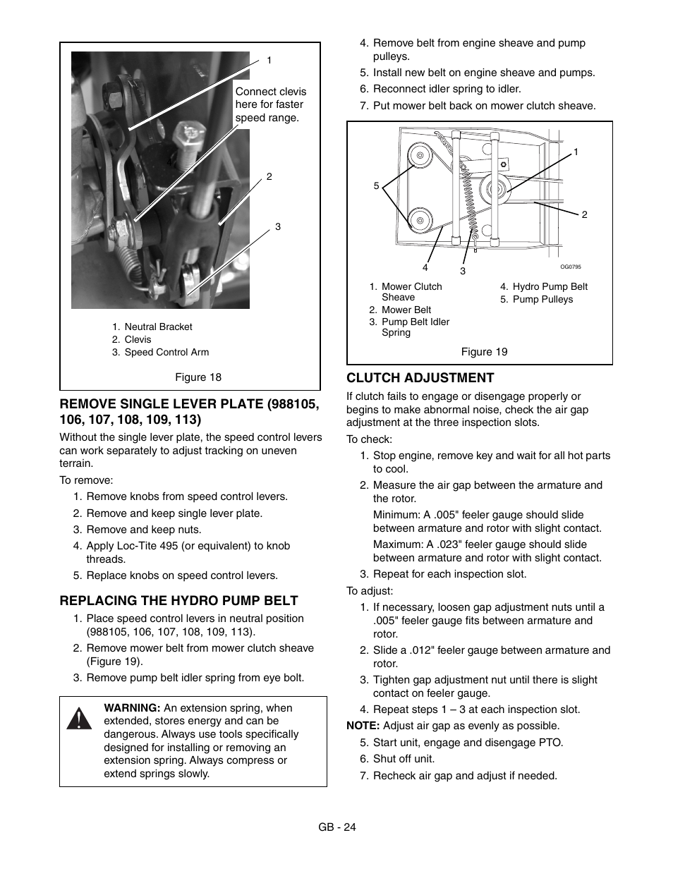 Gravely 988117 - HR1536FX User Manual | Page 24 / 33