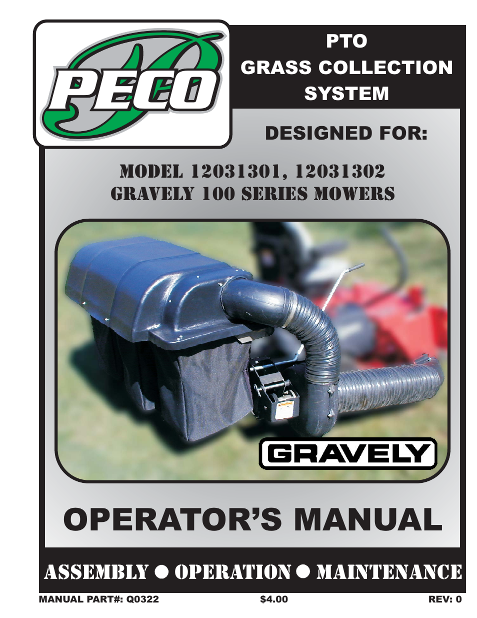 Gravely 12031301 User Manual | 20 pages