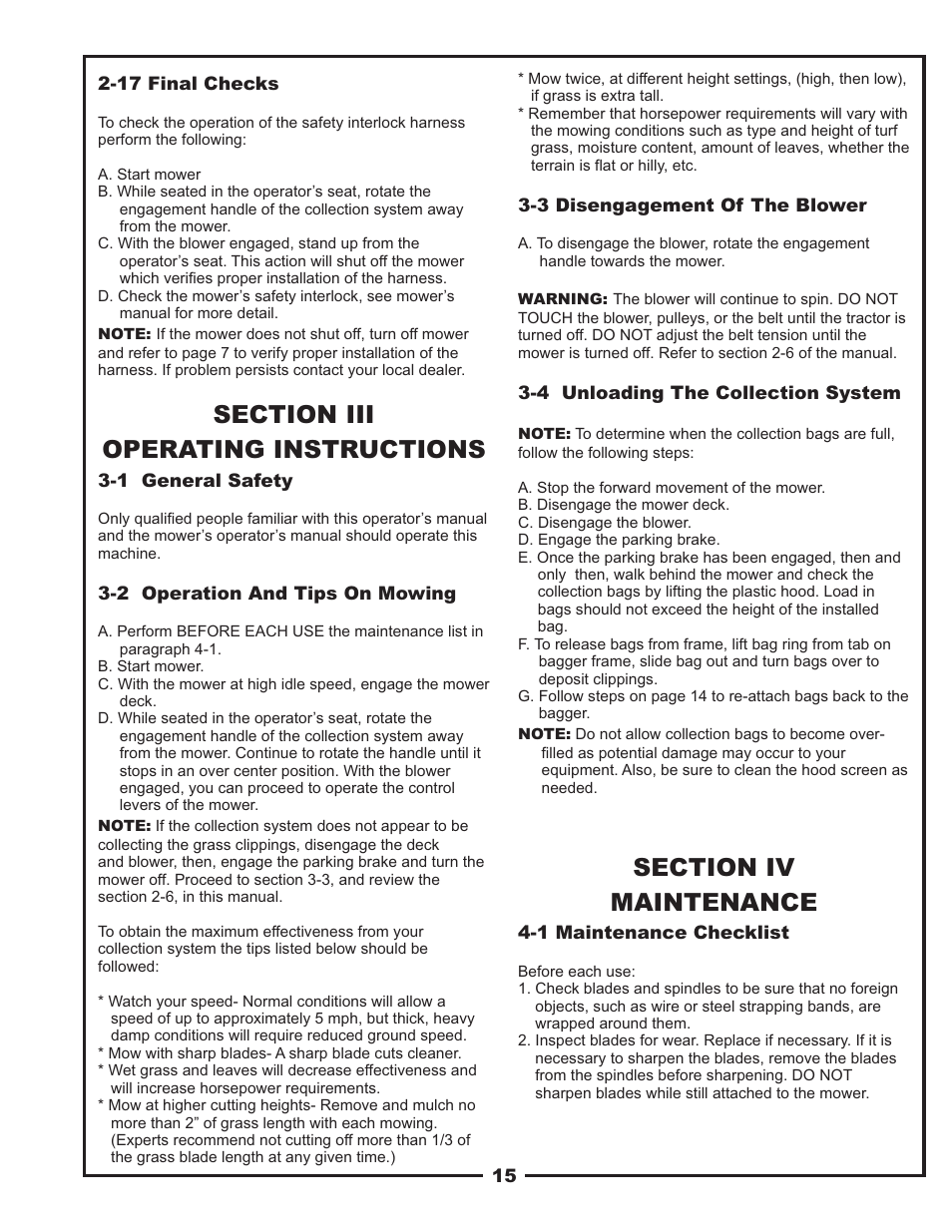 Gravely 12031301 User Manual | Page 15 / 20