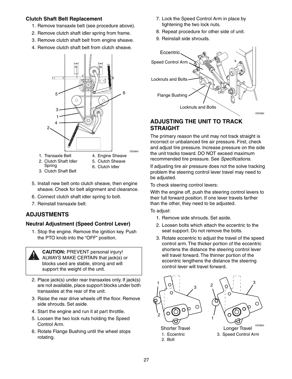 Gravely 915015 - 1742 ZT User Manual | Page 27 / 34