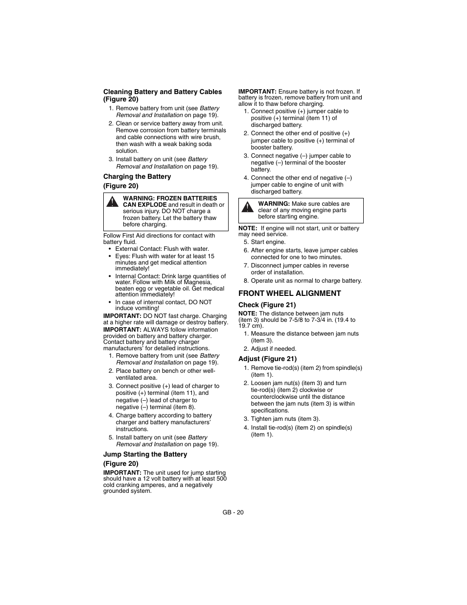 Gravely 927062-1232 User Manual | Page 20 / 27