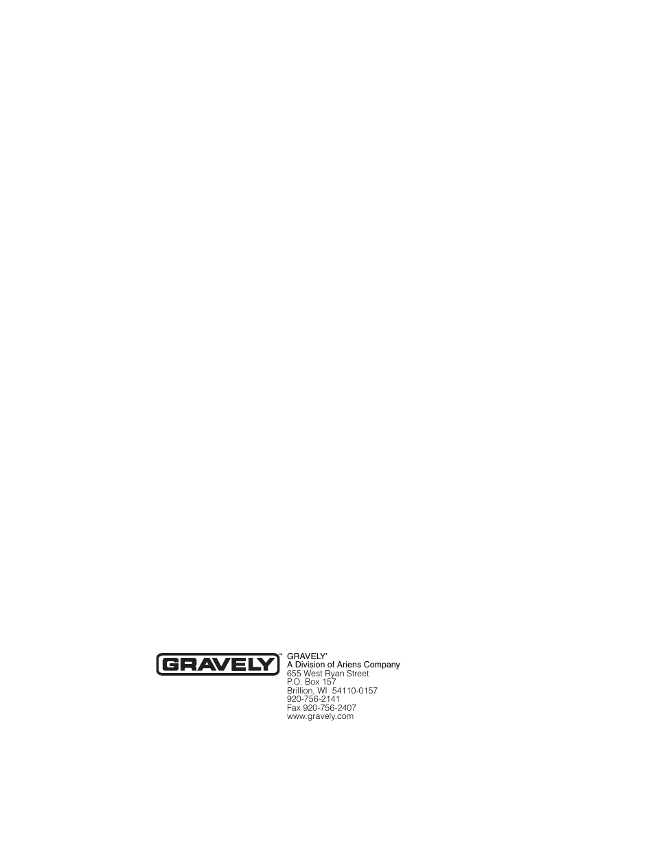 Gravely 911530 - Pro 21 SCH User Manual | Page 23 / 23