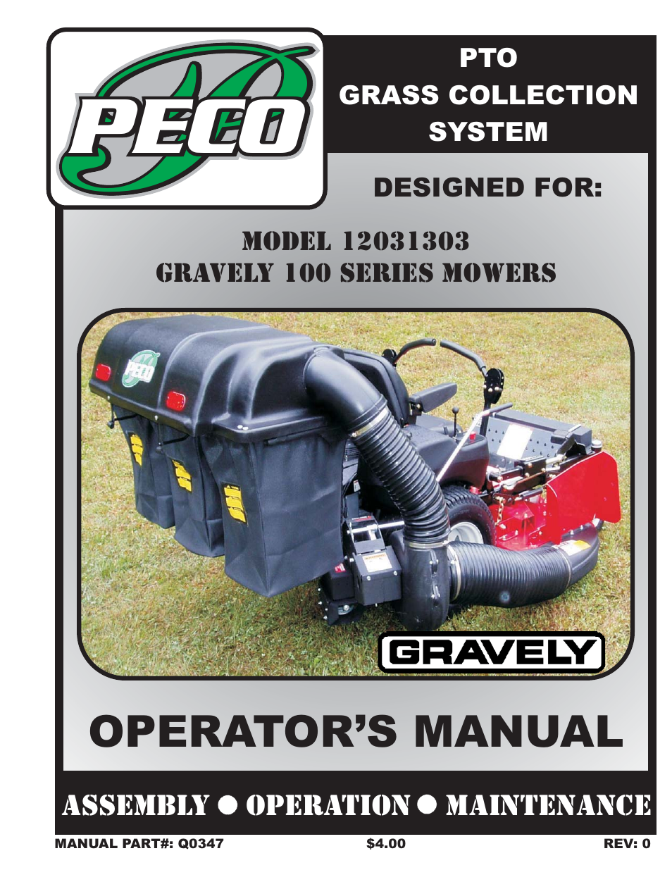 Gravely 12031303 User Manual | 22 pages