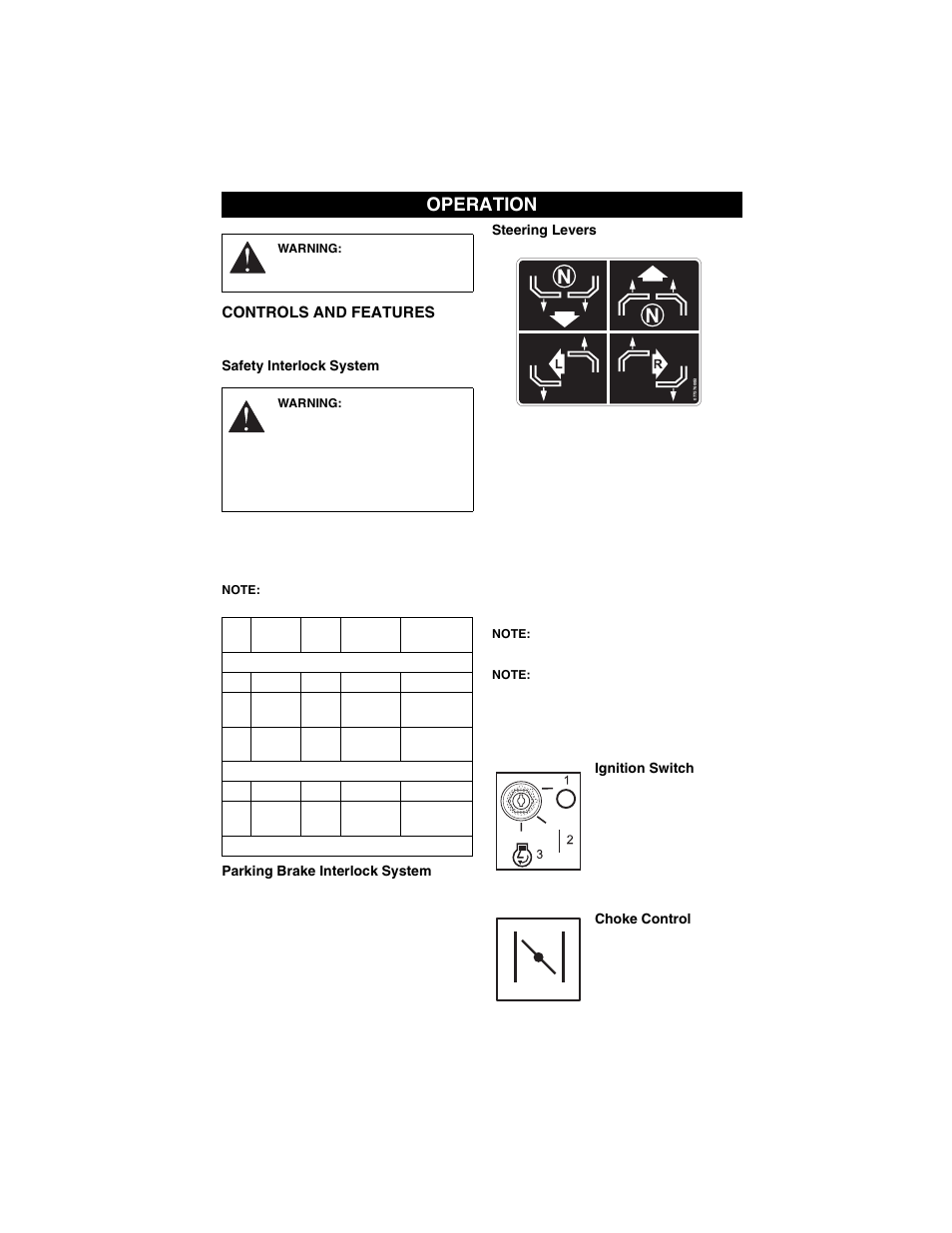 Operation | Gravely COMPACT-PRO 991072 User Manual | Page 12 / 34
