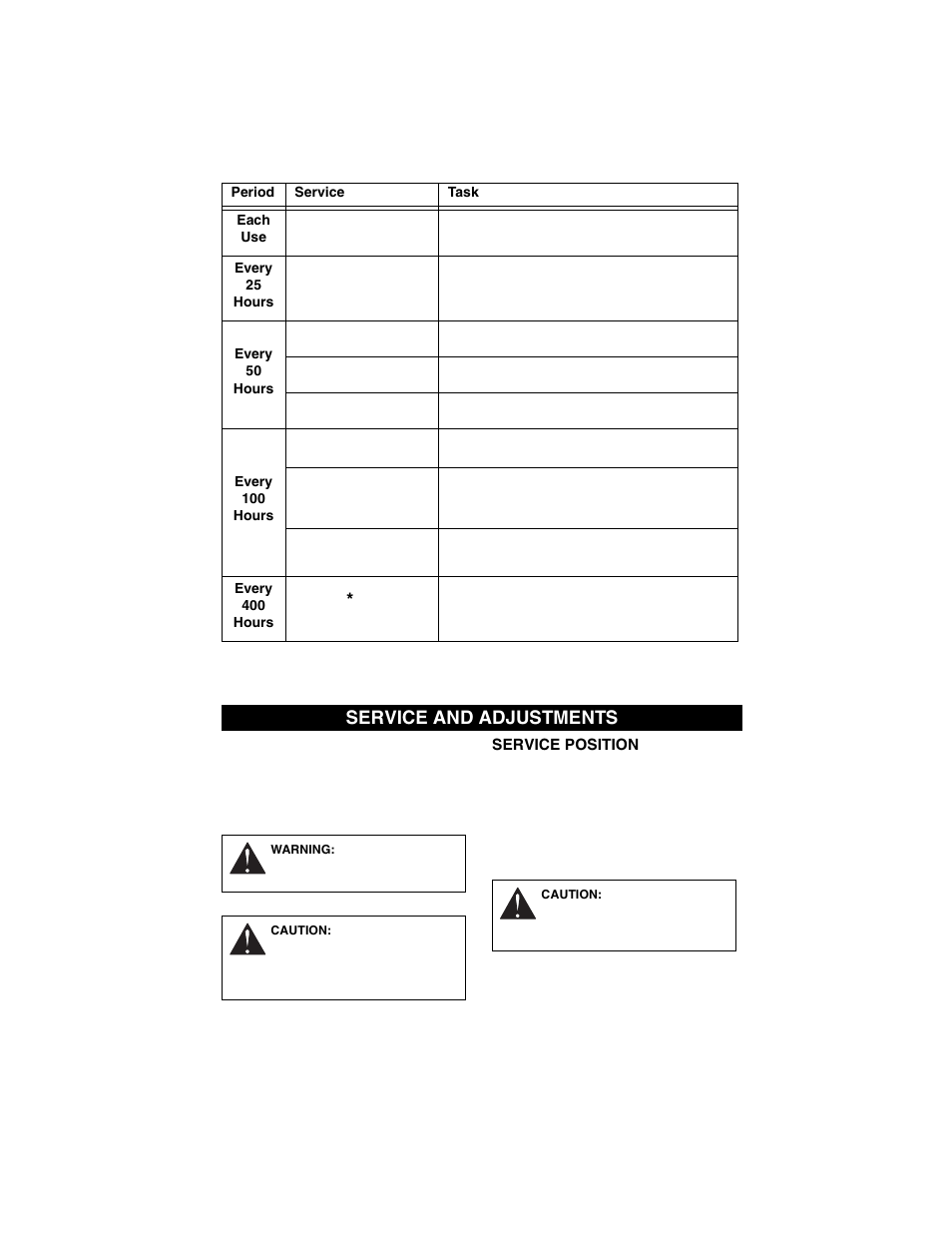 Service and adjustments | Gravely COMPACT-PRO 991072 User Manual | Page 18 / 34