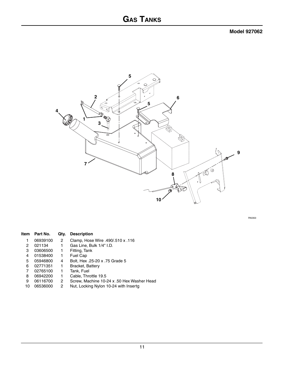 Anks | Gravely 927062 - RM1232 User Manual | Page 11 / 19