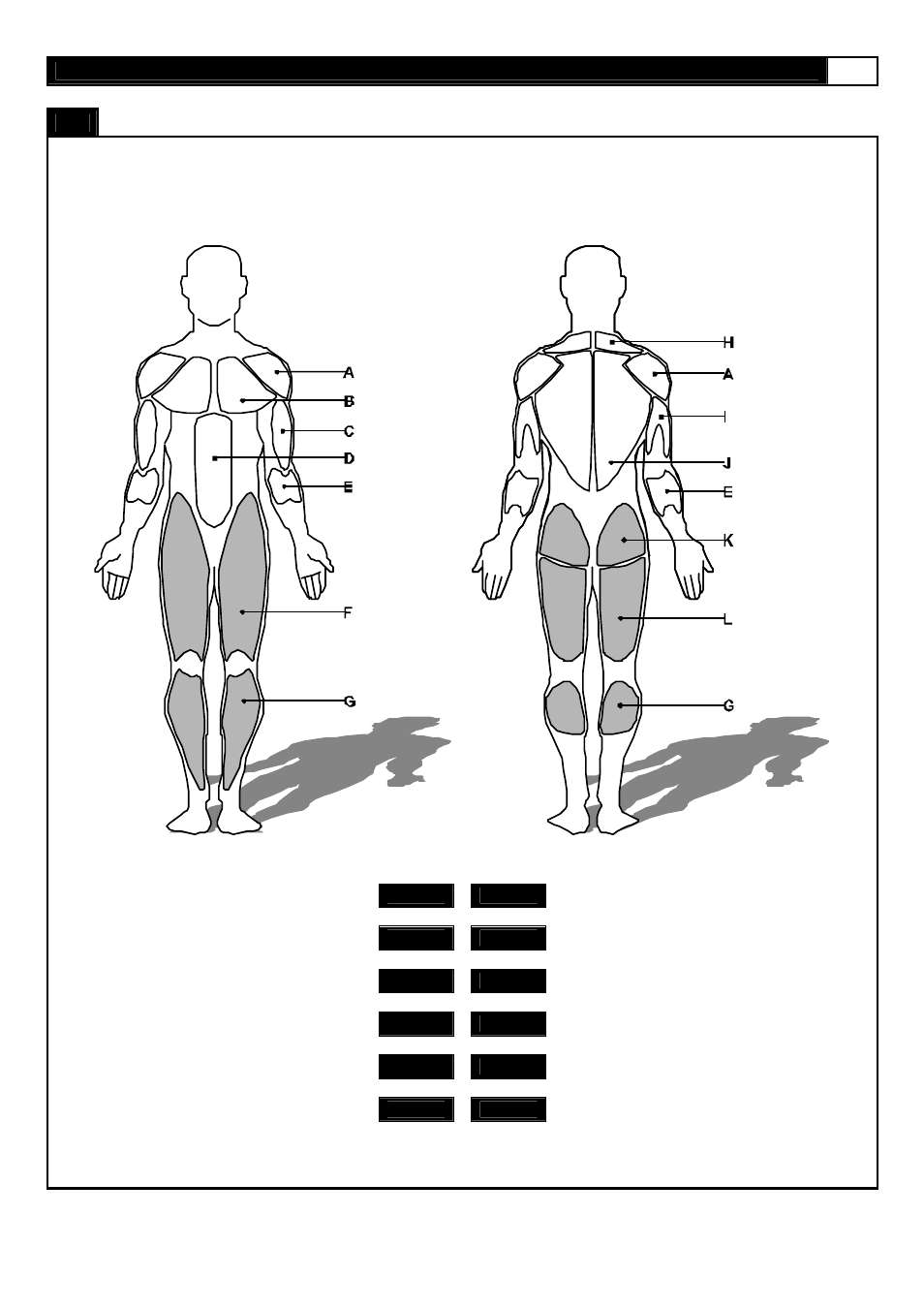 Muscle chart | Greenmaster UB5 User Manual | Page 29 / 32