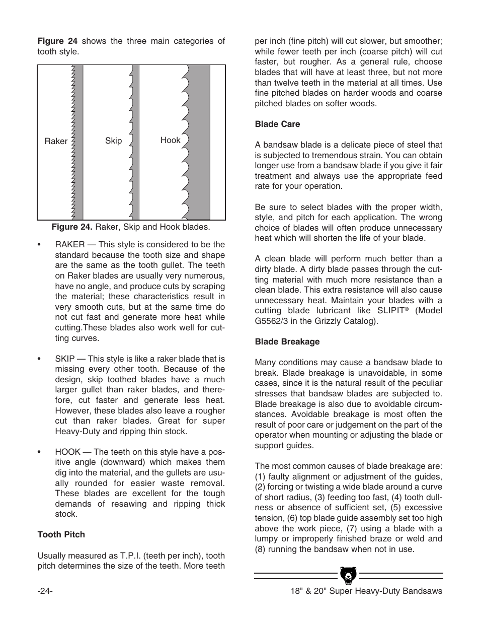 Grizzly G0506 User Manual | Page 26 / 56