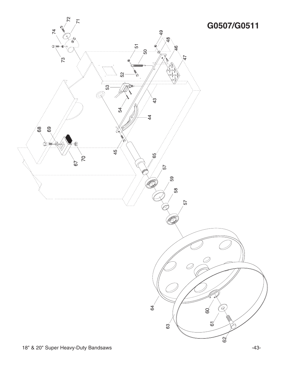 Grizzly G0506 User Manual | Page 45 / 56