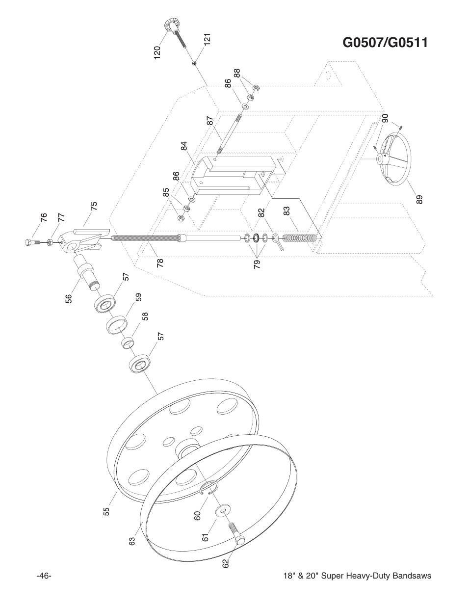 Grizzly G0506 User Manual | Page 48 / 56