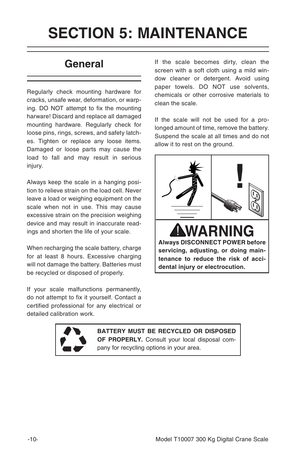 General | Grizzly T10007 User Manual | Page 11 / 16