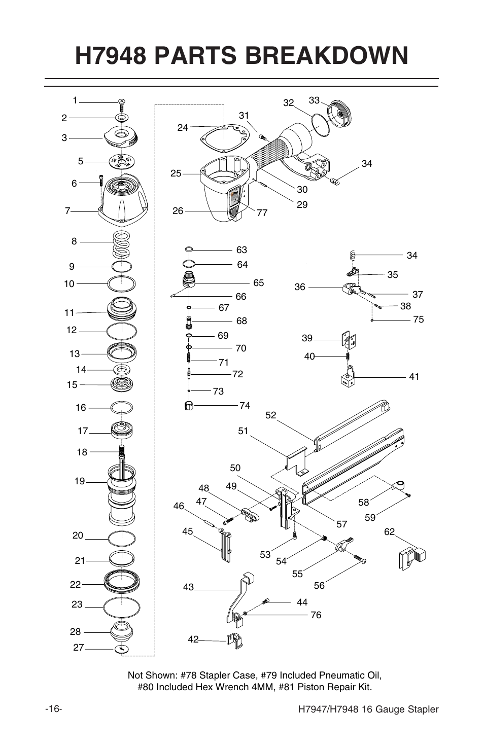 H7948 parts breakdown | Grizzly H7948 User Manual | Page 18 / 24