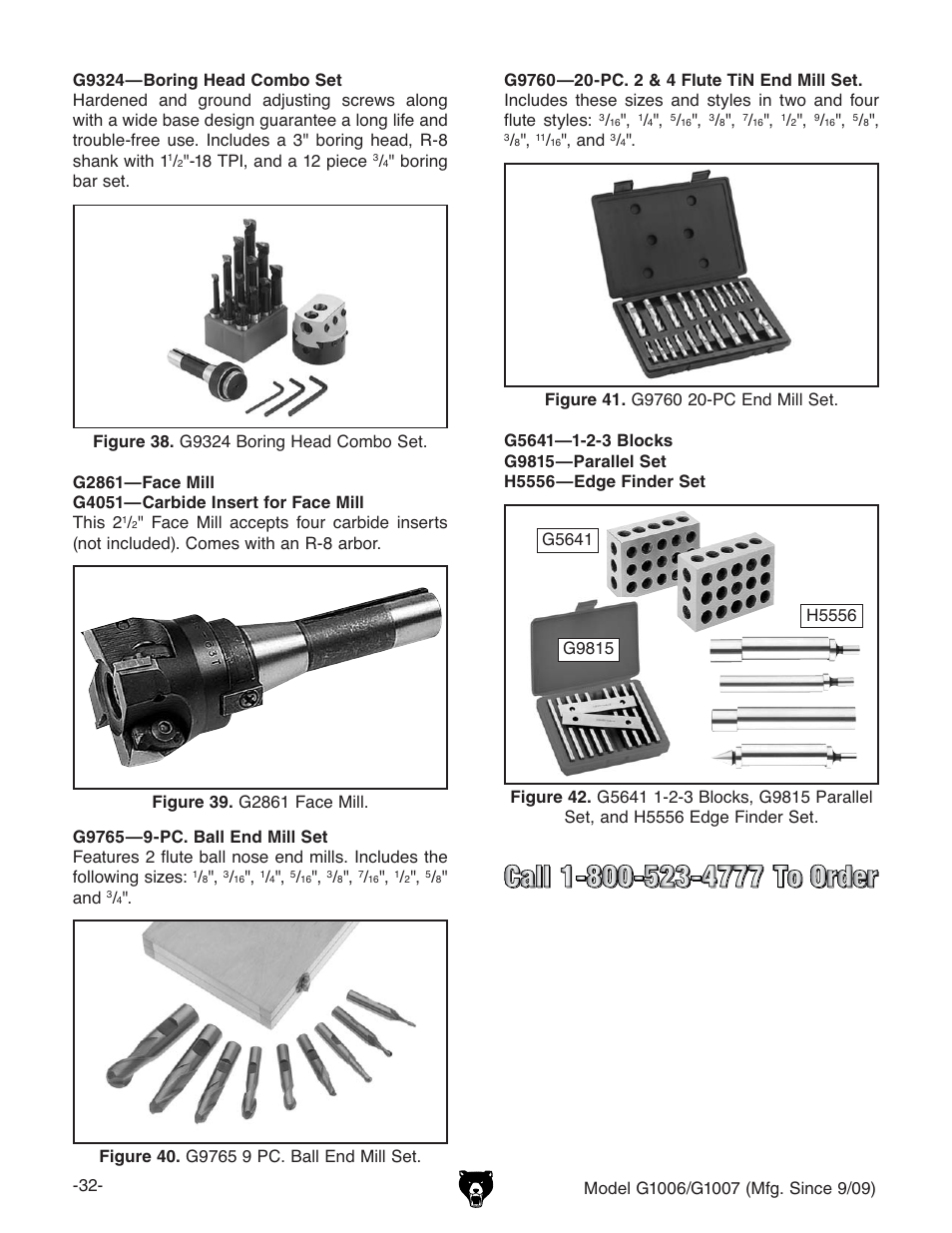 Grizzly G1007 User Manual | Page 34 / 52