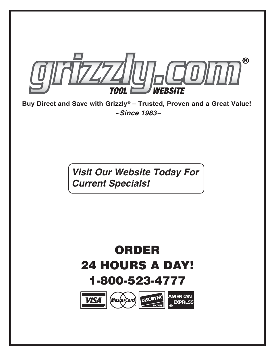 Grizzly G1007 User Manual | Page 52 / 52