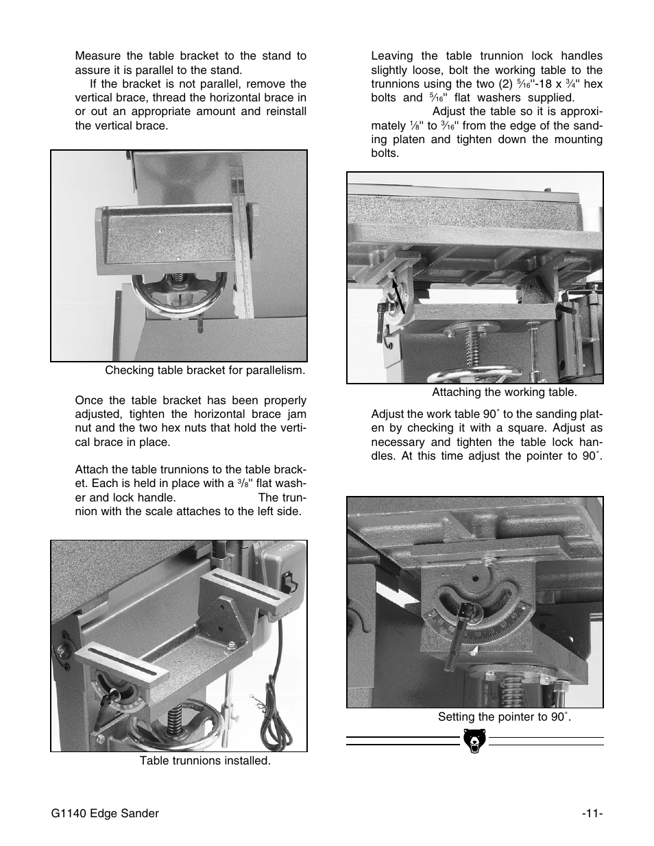 Grizzly G0574 User Manual | Page 15 / 32