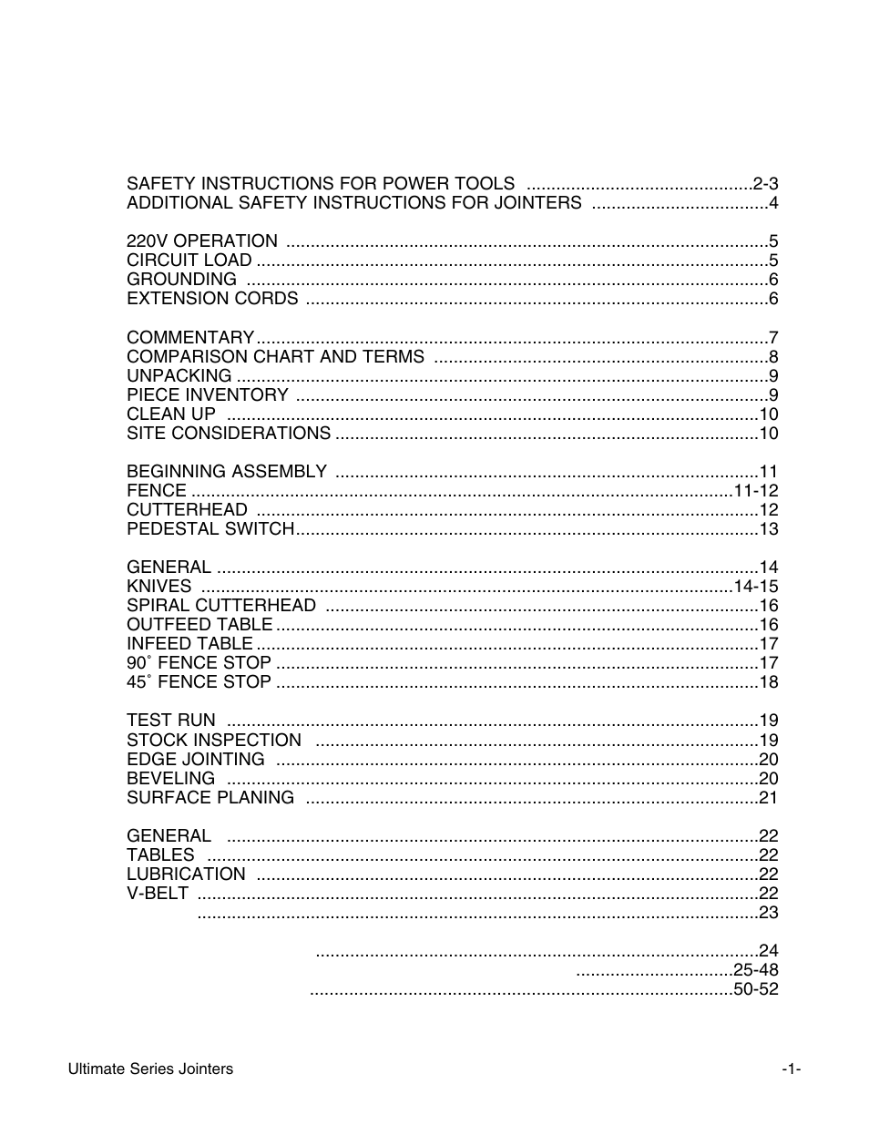 Grizzly G9860ZX User Manual | Page 3 / 56