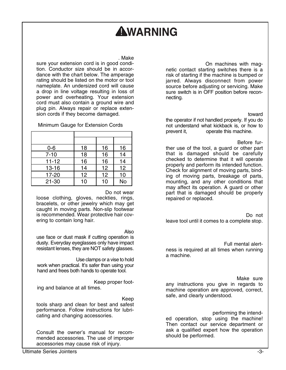 Safety instructions for power tools | Grizzly G9860ZX User Manual | Page 5 / 56