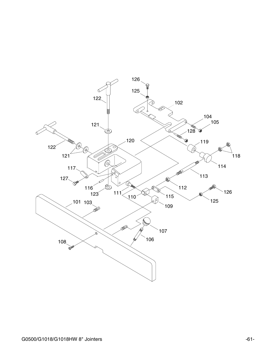 G1018hw | Grizzly G1018 User Manual | Page 63 / 71