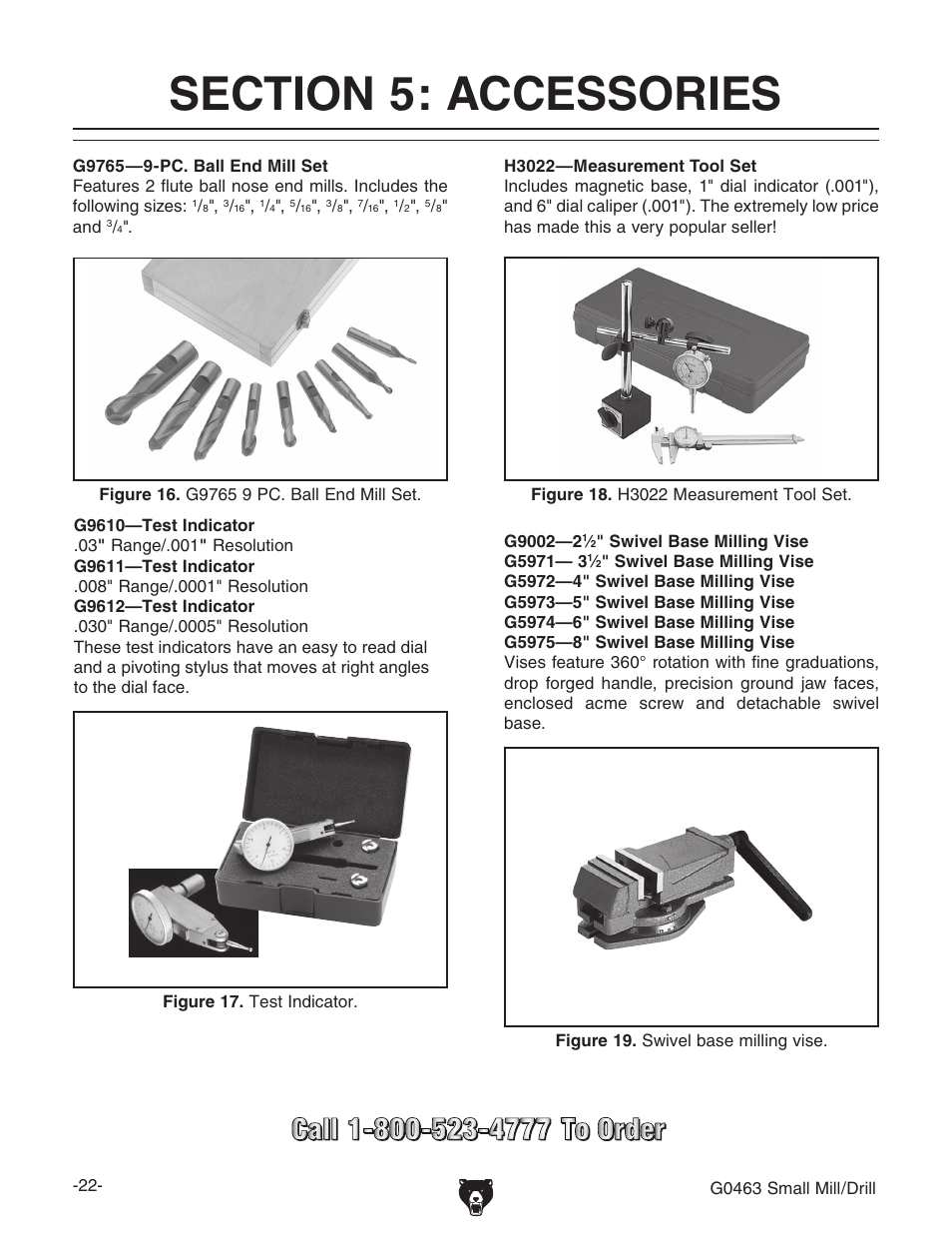 Grizzly G0463 User Manual | Page 24 / 40