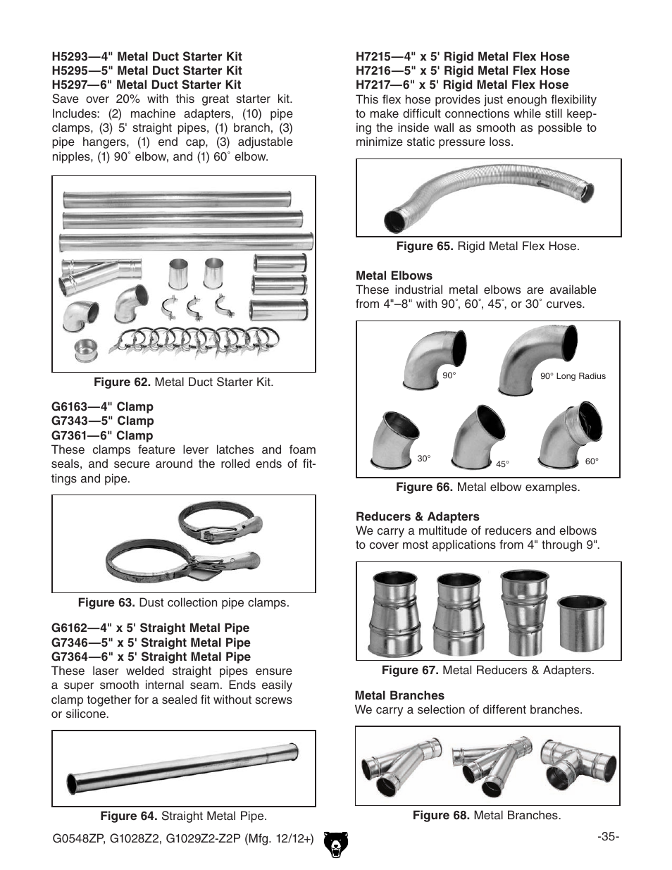 Grizzly G0548Z User Manual | Page 37 / 56