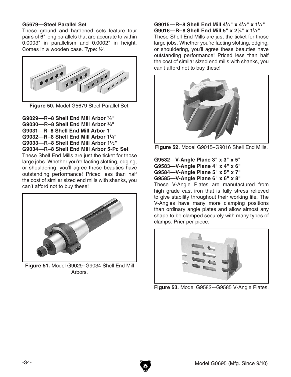 Grizzly G0695 User Manual | Page 36 / 60