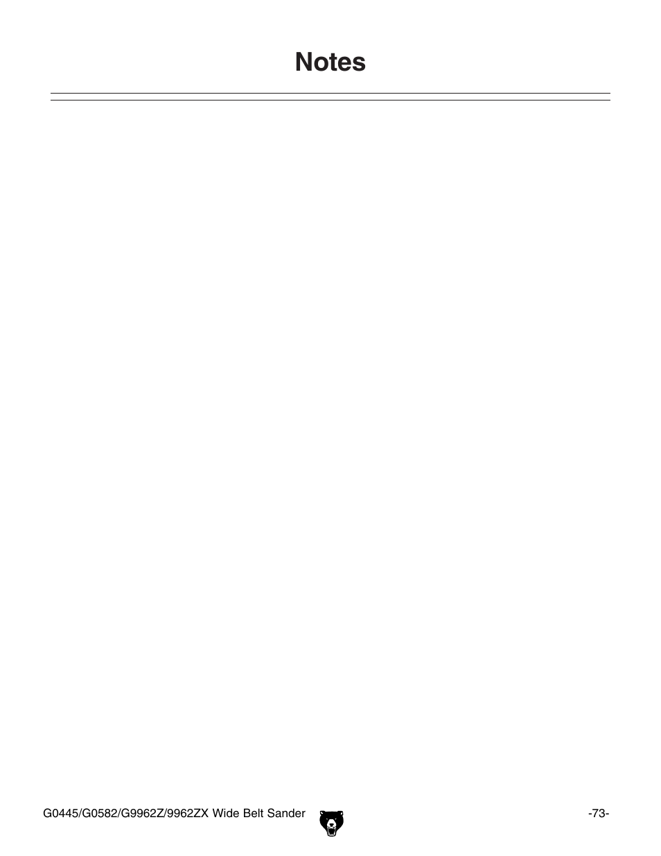 Grizzly G9962Z User Manual | Page 75 / 80