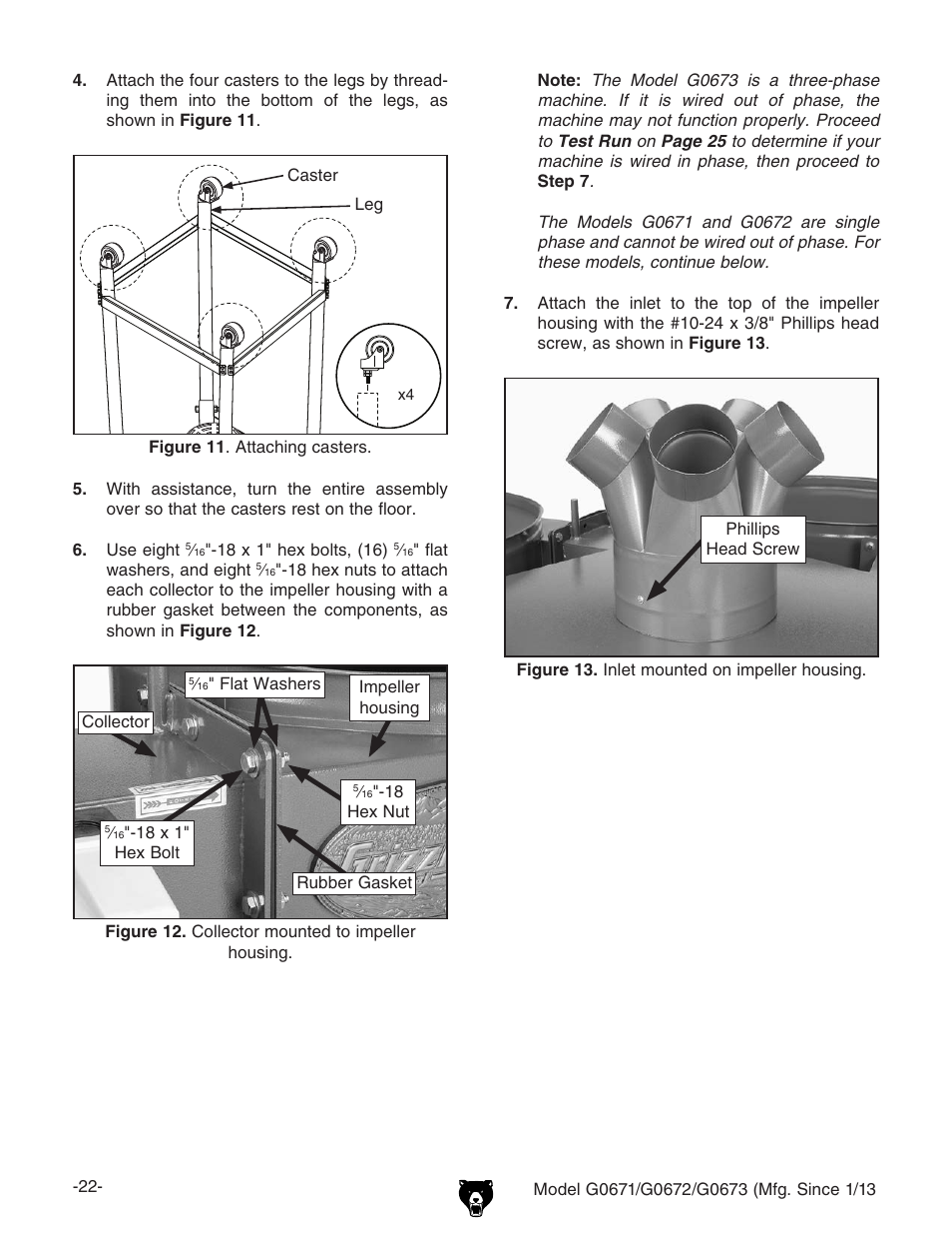 Grizzly G0671 User Manual | Page 24 / 56