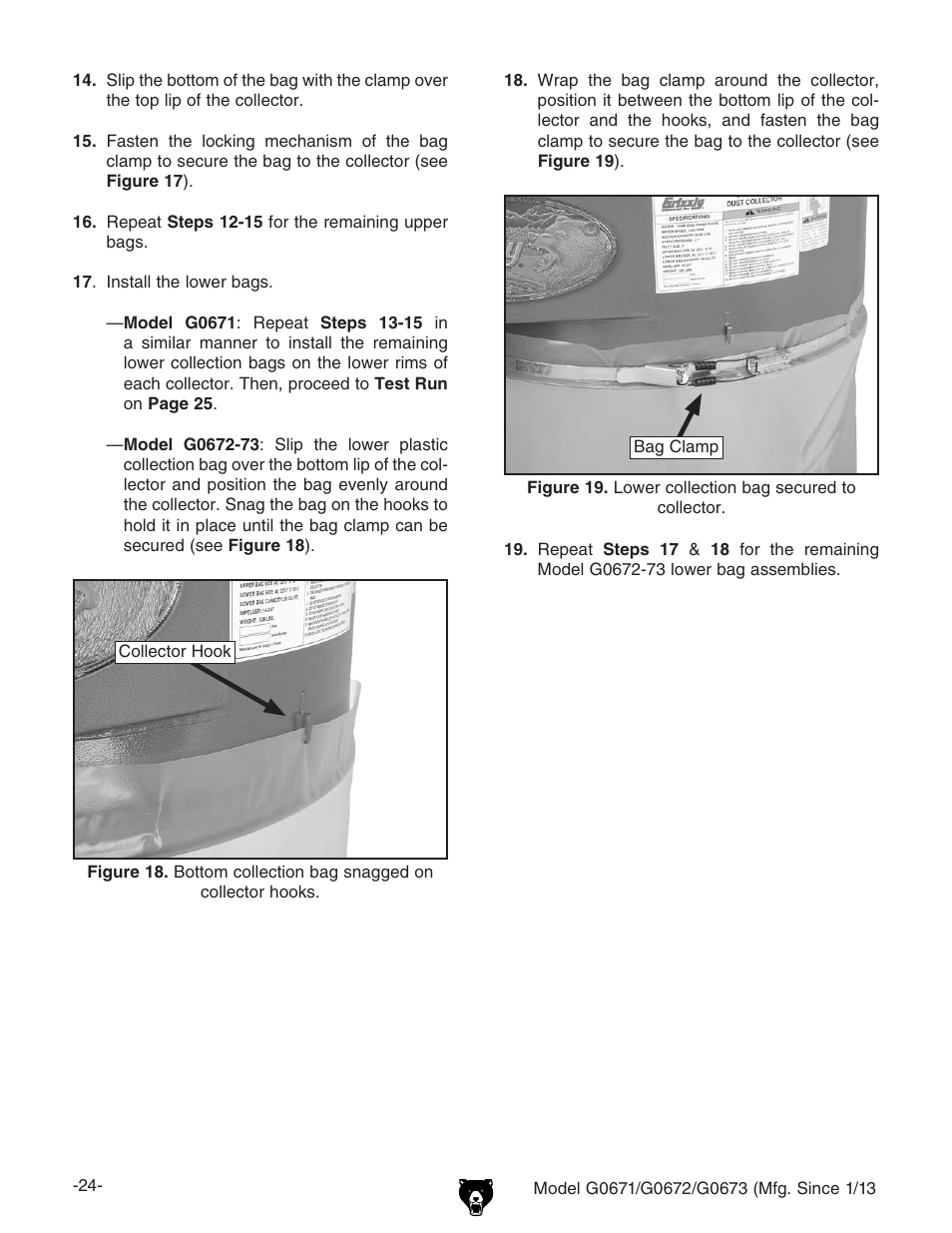 Grizzly G0671 User Manual | Page 26 / 56