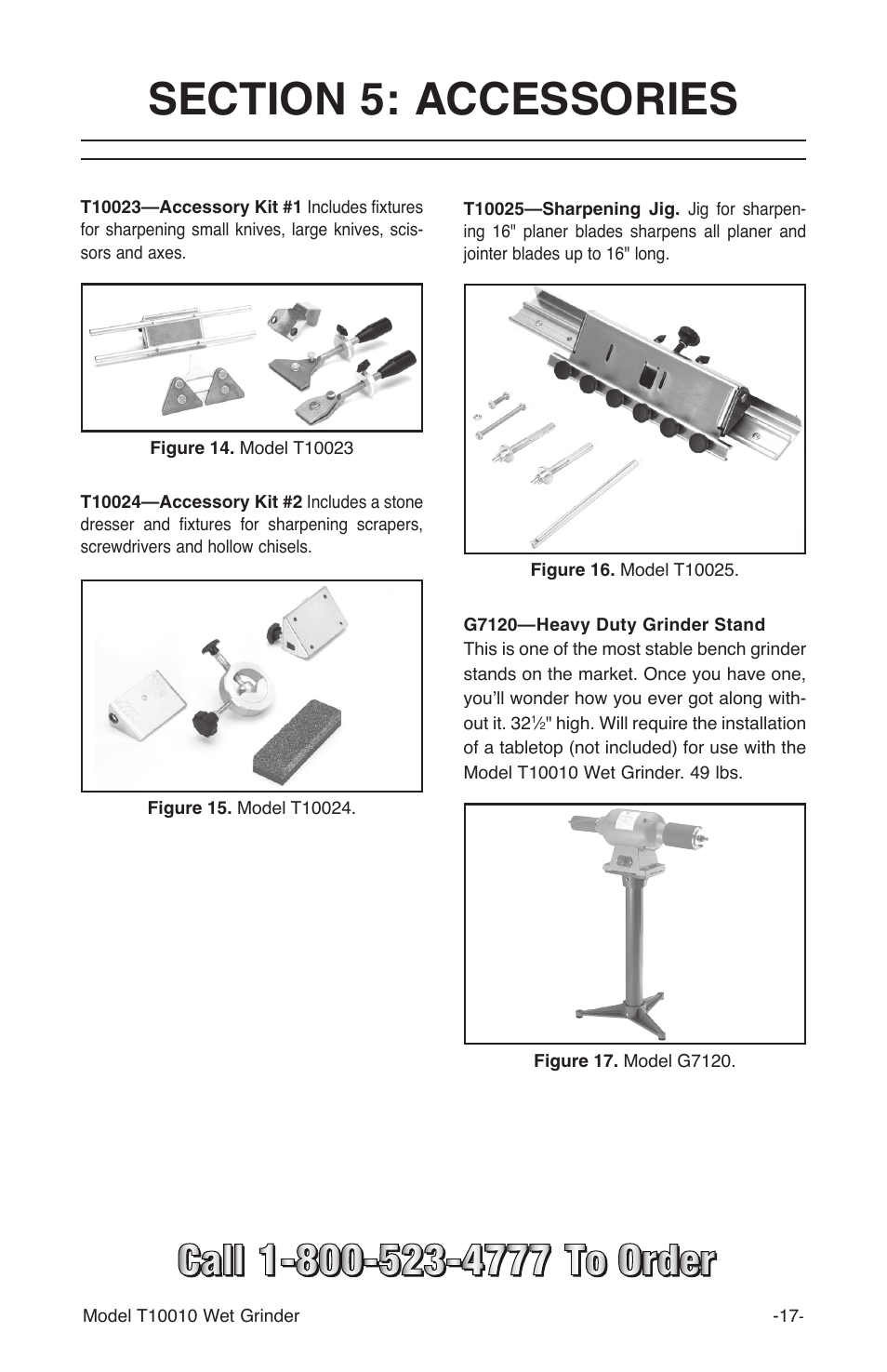 Grizzly T10010 User Manual | Page 17 / 28