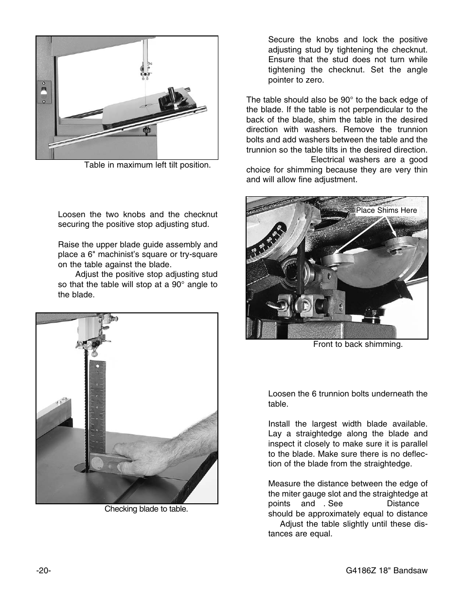 Grizzly G4186Z User Manual | Page 22 / 48