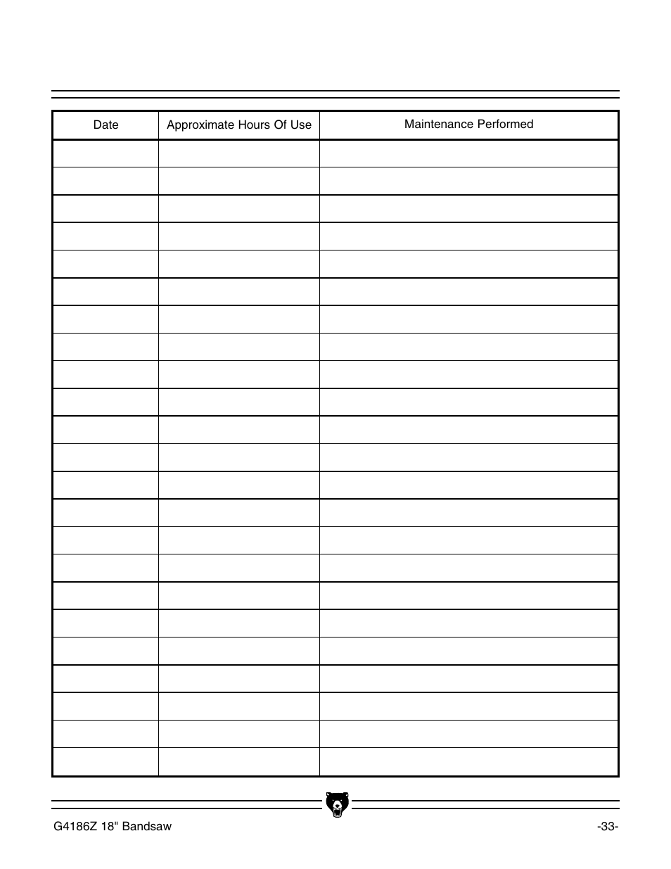 Grizzly G4186Z User Manual | Page 35 / 48