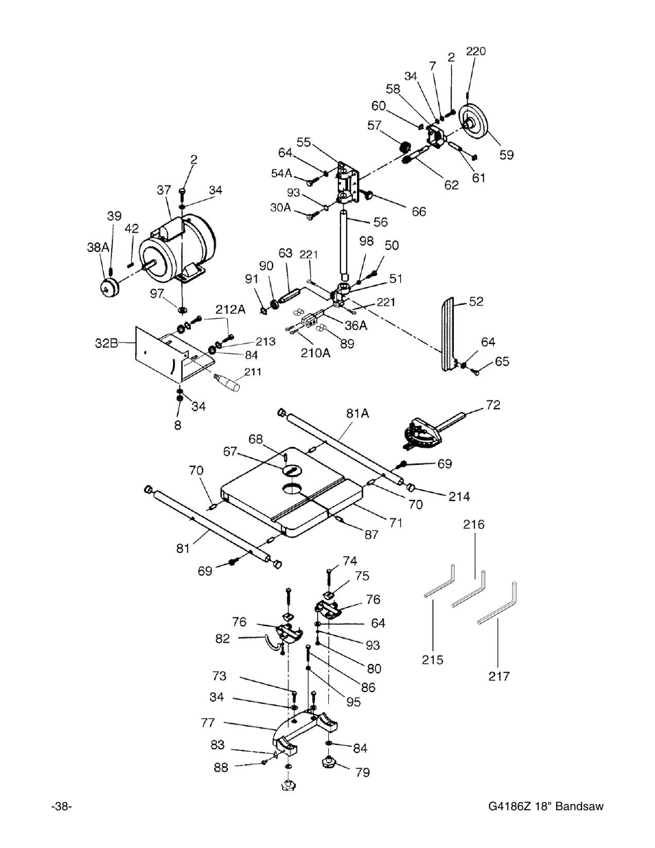 Grizzly G4186Z User Manual | Page 40 / 48