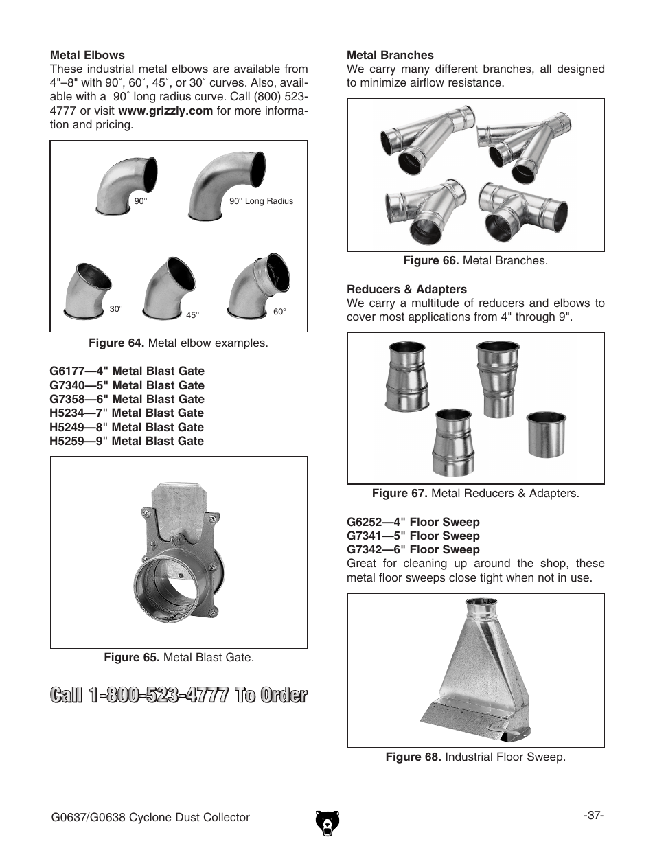 Grizzly G0638 User Manual | Page 39 / 60