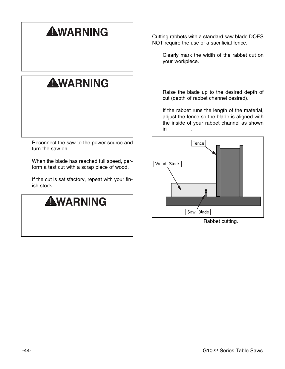 Grizzly Model G1022proz User Manual | Page 46 / 84