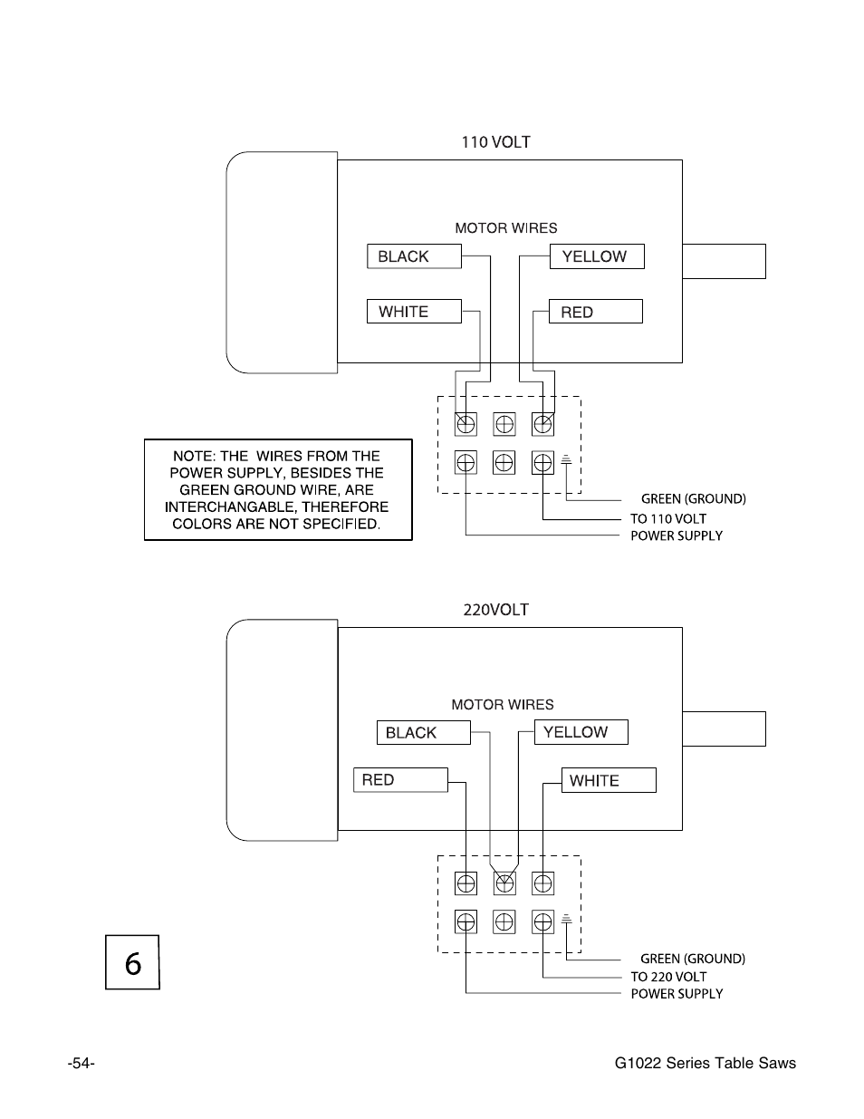 Sm and z wiring diagram | Grizzly Model G1022proz User Manual | Page 56 / 84